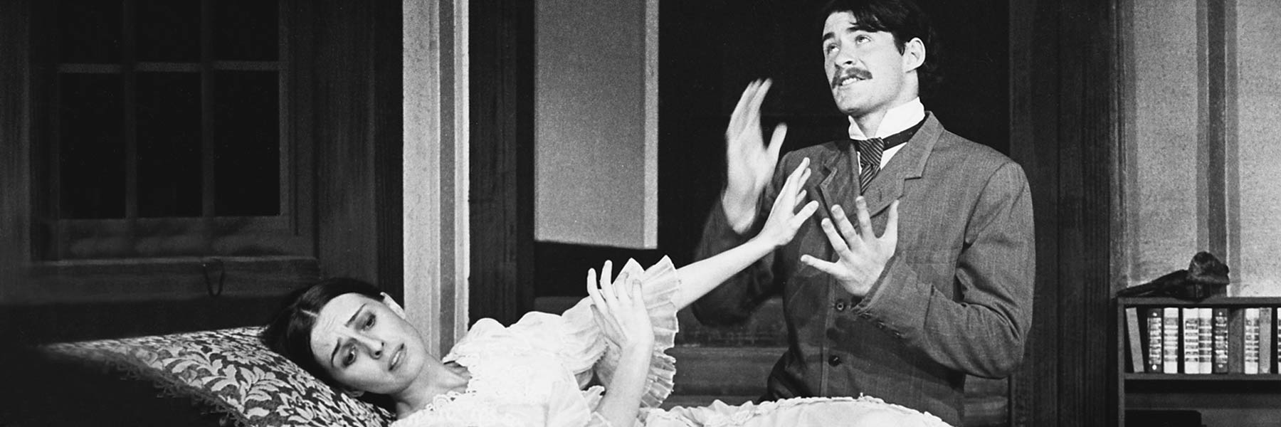 Actor Kevin Kline in a student play