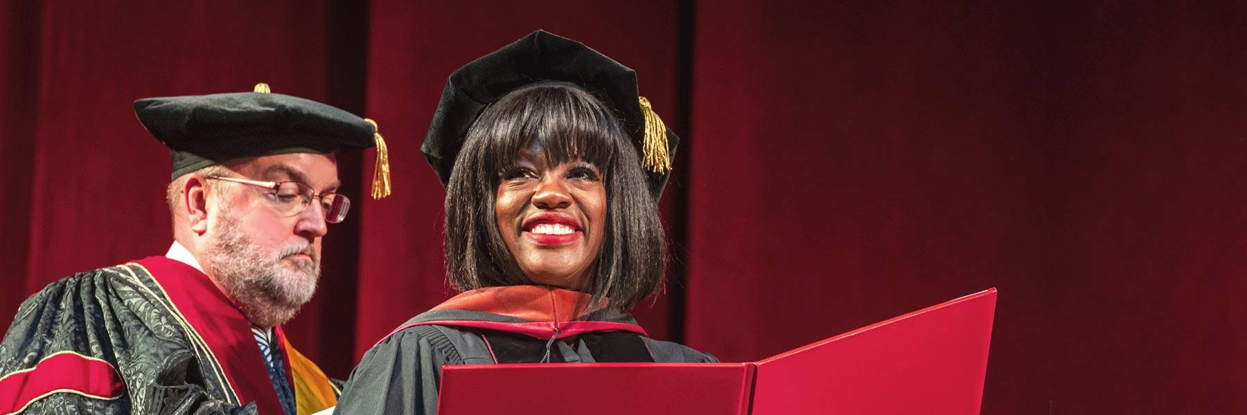honorary degree recipient Viola Davis