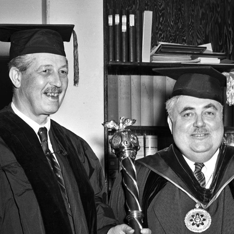 Harold MacMillan and Herman B Wells